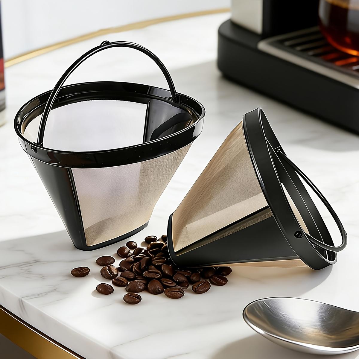 Coffee Equipment Pour Over - Многоразовый кофейный фильтр, конической формы, металлический,